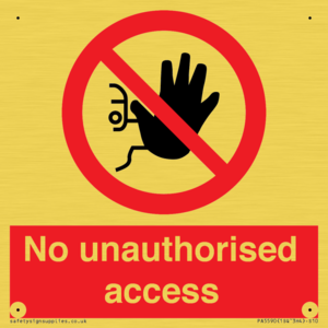 No unauthorised access